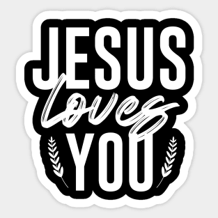 Jesus Loves You Sticker